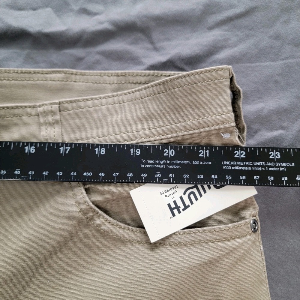 New Duluth Flex Fire Hose Pants Men's 42x34 Brown 5 Pocket Canvas Durability NWT - Picture 6 of 12